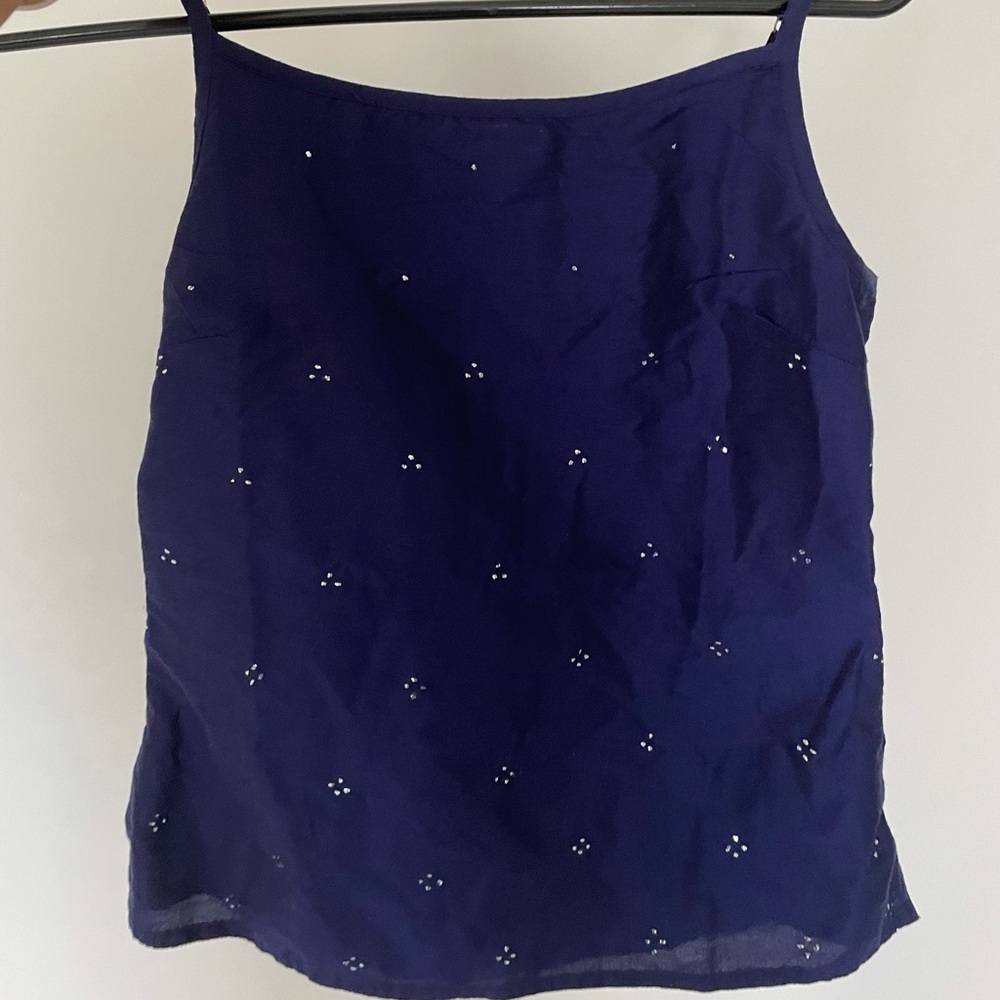 Navy Blue Top from India! Never been used!